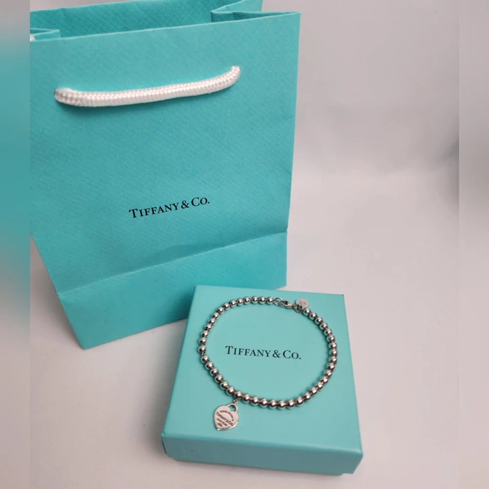 Tiffany Co Return To Tiffany Blue Heart Bracelet - Picture 14 of 14